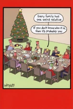 Weird Relative Tim Whyatt Humorous  Funny Nobleworks Christmas Card