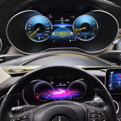 12.3'' LCD Digital Instrument Cluster For Mercedes C GLC W205 X253 Dashboard