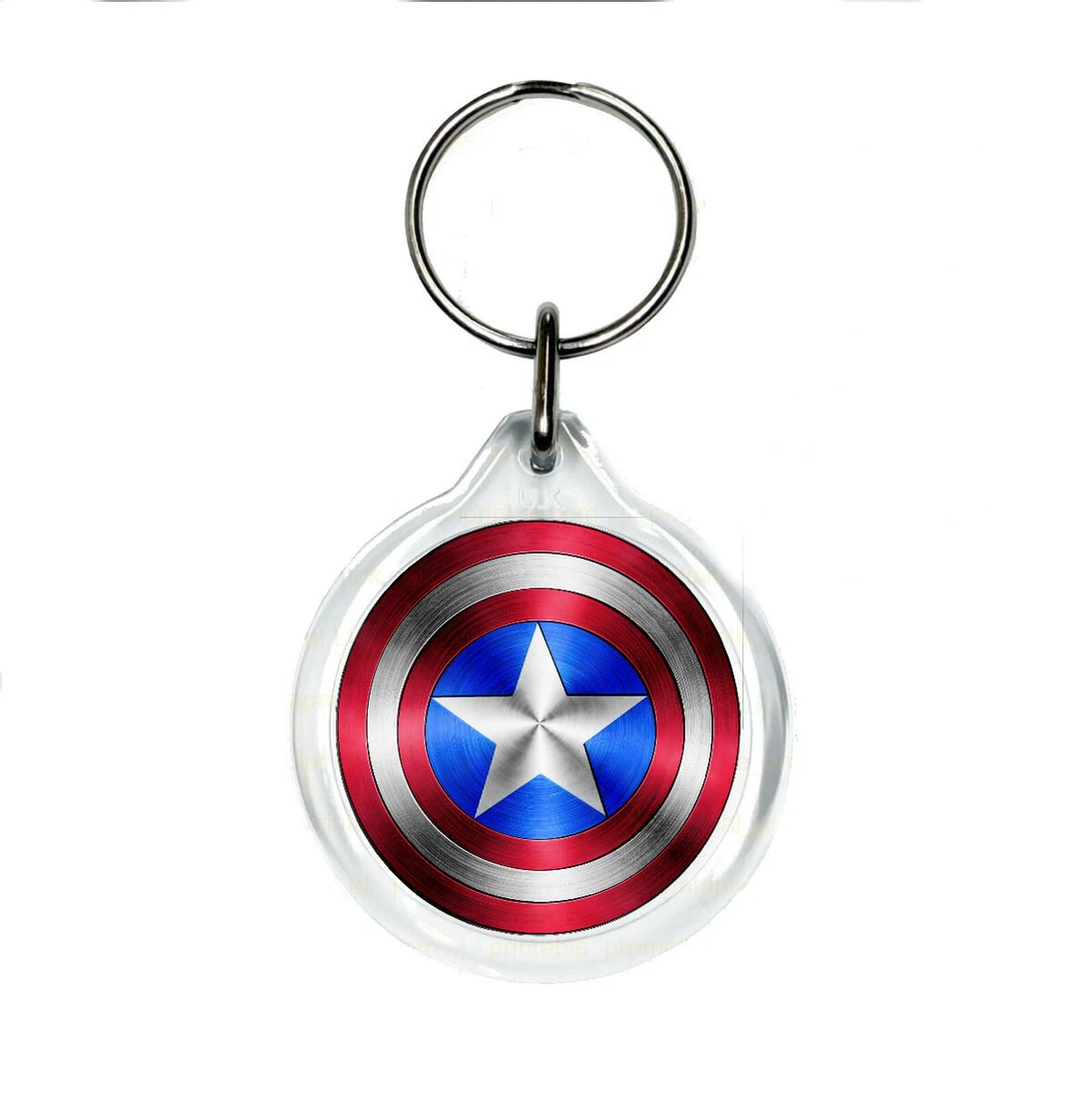 Captain america shield keyring sale