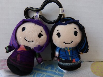 Hallmark Itty Bittys Clippys Mal and Evie Disney Descendants Soft