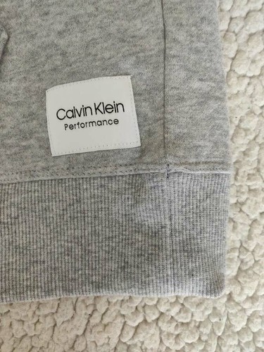 Calvin Klein Performance Logo Fleece Jacket 1/2 zip Gris Mujer PFST1896 M - Imagen 3 de 9