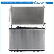 Aluminum Radiator & AC Condenser Cooling Kit For 2012-2015 Honda Civic