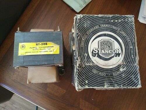 Stancor RT208 Power Transformer New Old Stock - Picture 1 of 4