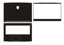 Carbon fiber Laptop Sticker Skin Decal Cover Protector for MSI Creator 15M 15.6"