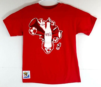 Coca Cola Fifa South Africa World Cup 2010 Men's Red Coke T-Shirt
