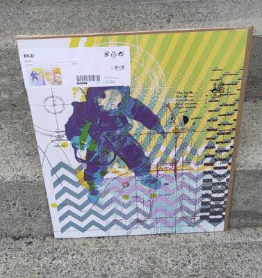 4 X Ikea BILD 2 wall art poster ken Hurd cosmos Space Astronaut