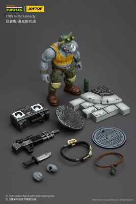 JOYTOY 1/18 TMNT Beebop & Rocksteady Set of 2 Action Figure Toy