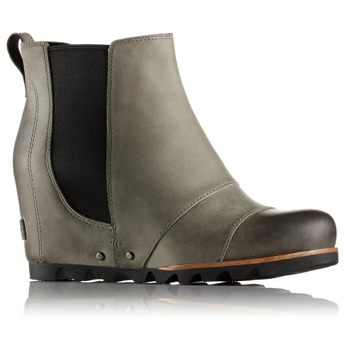 Sorel LEA Wedge Waterproof Black/Grey 
