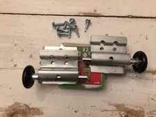 BB375 Bottom Fixture 2 Nylon Rollers w Bearings Garage Door Tamper Resistant Brk