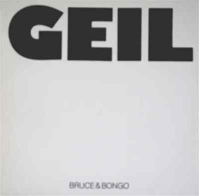 Bruce & Bongo Geil Vinyl Single 12inch NEAR MINT Ariola