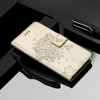 For Samsung S20 S10 S9 S8 S7 Note 20 10 Plus Wallet Card Slot Leather Case Cover