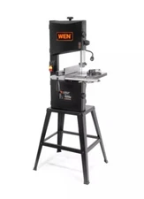 3.5-Amp 10-Inch Two-Speed Band Saw with Stand and Worklight