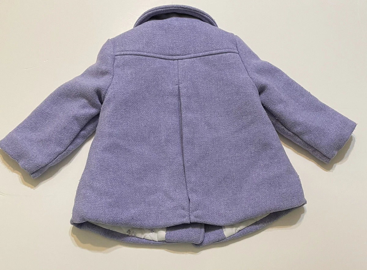 Lavender peacoat sales