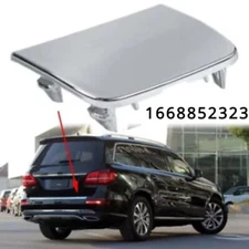 Rear Bumper Tow Hook Cover Cap Chrome For 15-19 Mercedes GL350 W166 1668852323*