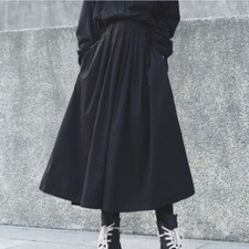 Street style skirt wide leg pants Japanese high waisted loose skirtpants