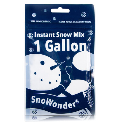 #ad SnoWonder Instant Snow Fake Artificial Snow for Cloud Slime amp; Holiday Decoration $24.75