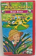 The Magic School Bus Hops Home (VHS, 1996, Kid Vision, Red Case)
