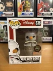 Funko Pop! Disney Nightmare Before Xmas Zero w/Bone #336 GITD Chase W/Protector!