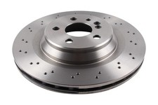 2x Bremsscheibe Hinterachse für MERCEDES-BENZ S-KLASSE Coupe