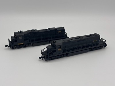 Con-Cor Spur N - ALCO C636 + EMD SD40 - zwei Dieselloks - CRR - 1:160