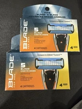 Blade For Men 5 Blade Razors Made By CVS - 2 Boxes Of 4 *** New***