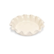 Emile Henry Made In France Ruffled Pie Dish 10.5 X 2.5 / 1.25Qt Clay Eh026187