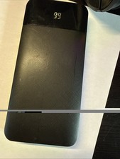 Great Power Bank 10,000mAh w/2 ports built-in 3 cables USB-C/micro USB