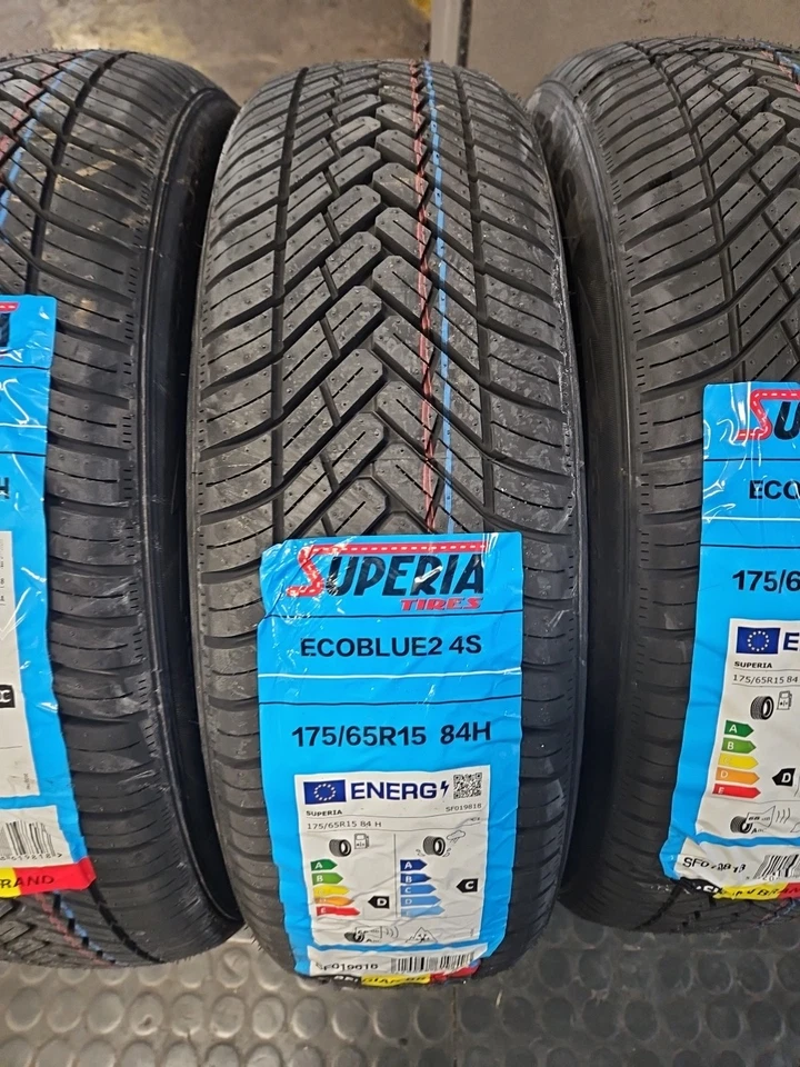 KIT COMPLETO 4 GOMME 4 STAGIONI 175/65 R15 84H SUPERIA ECOBLUE2 4S DOT 2025 - Imagen 2 de 4