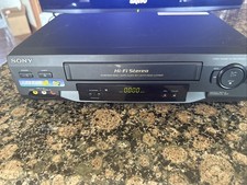 Sony SLV-N51 4 Head Hi-Fi Stereo VCR VHS Player Recorder FOR PARTS READ