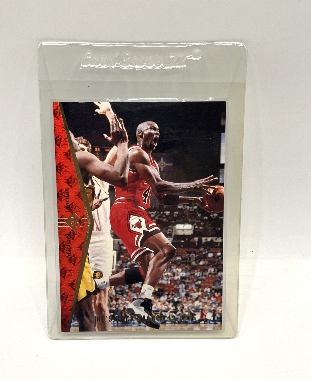1994-95 Upper Deck SP Red Foil He's Back" #MJ1 Michael Jordan Chicago Bulls HOF