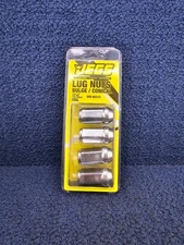 (QTY 4) JEGS 555-65212 Bulge Acorn Lug Nut, 7/16"20, 3/4" Hex, 1.75" Length