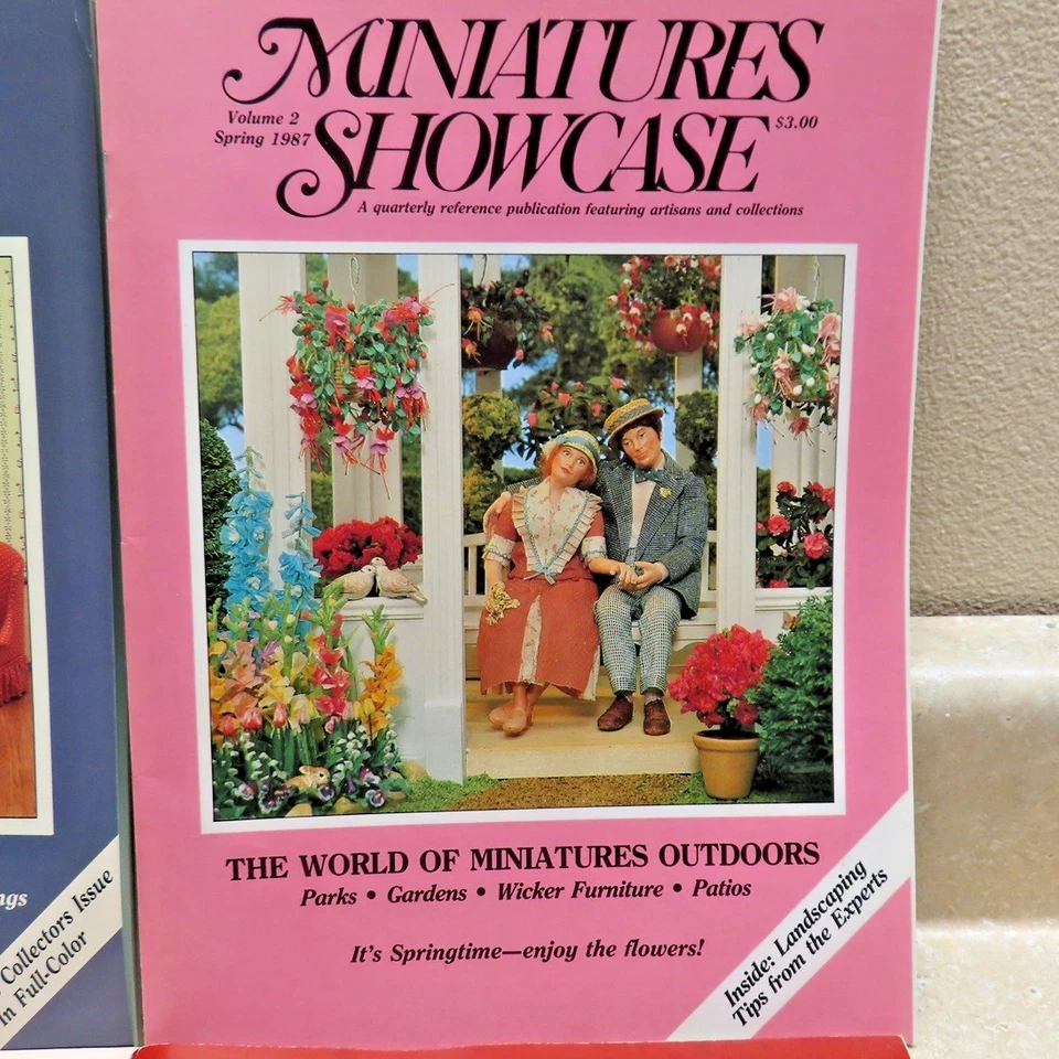1986 - El primer número publicado por revistas Miniature Showcase y 3 números de 1987 Foto 3 de 4
