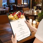 WeChef 5 Pack Leather Menu Covers 8.5"x14" Single Page Angled Corners Wine List — photo 6