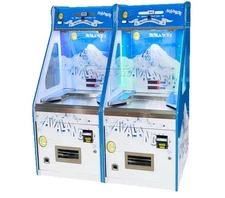 NEW Coin Quarter Pusher Machine Arcade w/ Bill Changer Avalanche Casino Vending