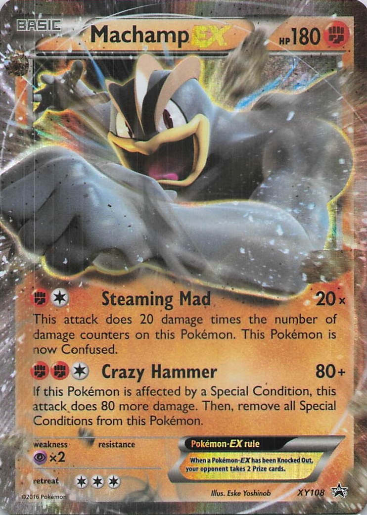 Machamp EX Holo Promo XY Promos XY108 LP
