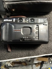 Vintage Nikon W35 - 35mm Point and Shoot Film Camera with Manual And Strap EUC