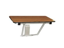 22-inch x 15-inch in ADA Folding Wall Mount Bathroom Shower Seat 22" Teak