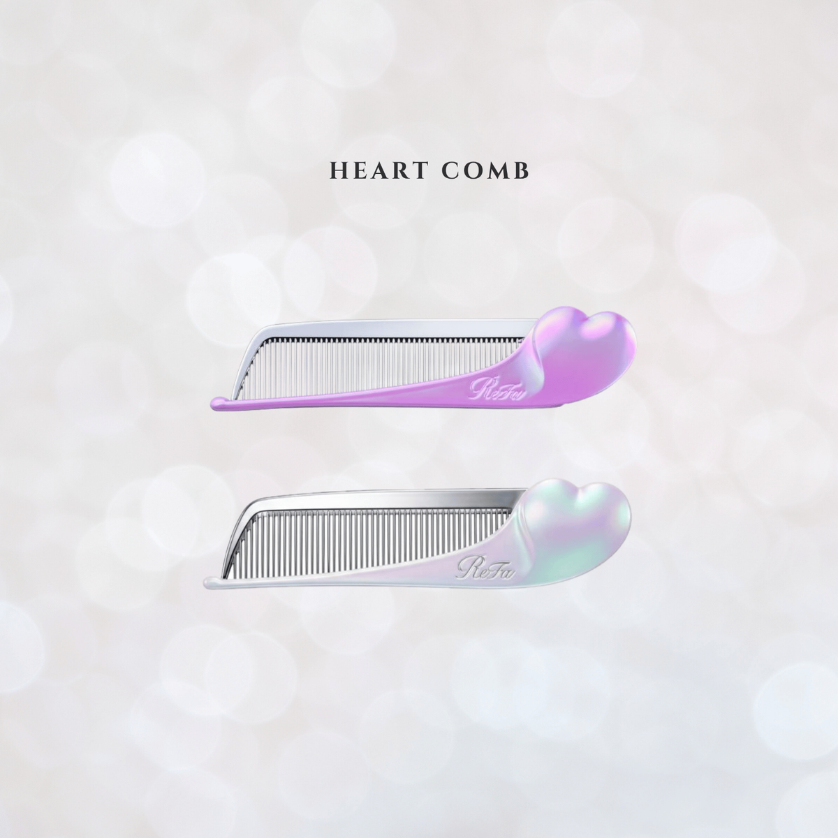 ReFa Neon Limited Heart Comb Brush Mirror Set PLAZA Japan