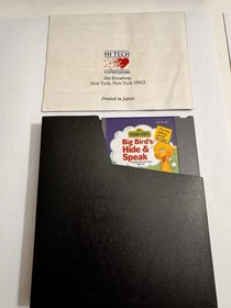 Sesame Street Big Bird's Hide & Speak NES Nintendo Complete CIB