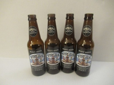 Virgil's Naturally Bold Root Beer 4-Set (Empty Bottles)
