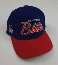 Vintage Buffalo Bills Sports Specialties Script Hat NFL USA Made Sz 6 5/8 Wool