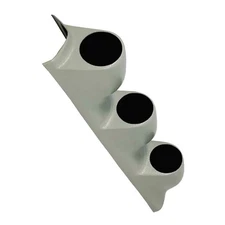 52mm GRAY UNIVERSAL TRIPLE 3 GAUGE A PILLAR POD