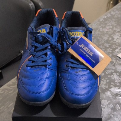 Joma Dribling 2304 TF Blue Orange Lace Up DRIW2304TF Low Top Sneaker