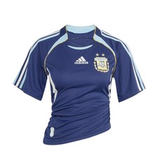 adidas Women's Size Large Argentina Dark Blue Bringback Jersey