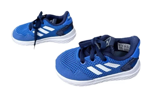 Sneakers Adidas Archivo blu taglia 5 neonato bambino camminatore passeggio stringate righe