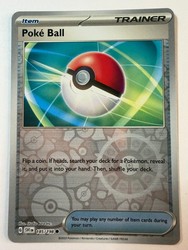 Poke Ball 185/198 Scarlet & Violet Base Set Reverse Holo