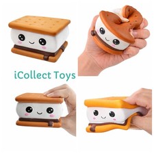 VIRAL Squishy S  mores Marshmallow JUMBO SQUISHY 4    Kawaii   Slow-Rising