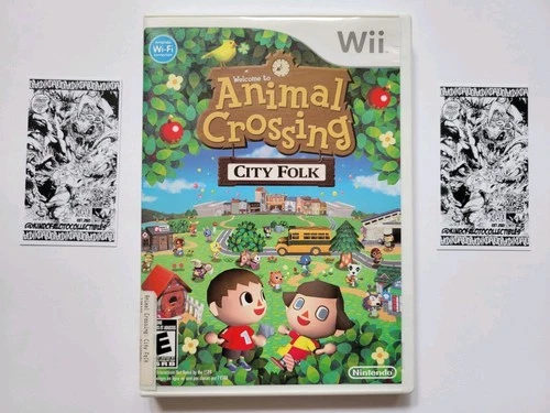 Animal Crossing City Folk - Nintendo Wii Complete CIB