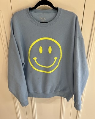 Dressed In Lala The World Needs Your Magic Oversized Smiley Sweatshirt Size S/M