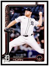 2025 Topps Update Bailey Horn Card RC Detroit Tigers #US162